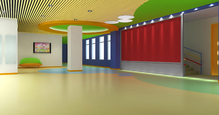 潔福幼兒園pvc地板